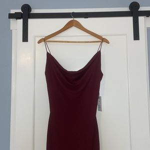 Elegant Maroon MIDI/Mini Dress